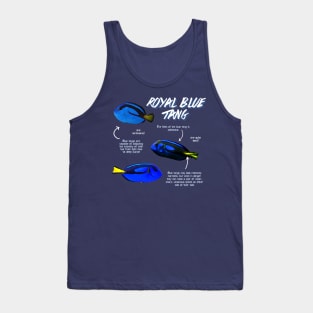 Royal Blue Tang Tank Top